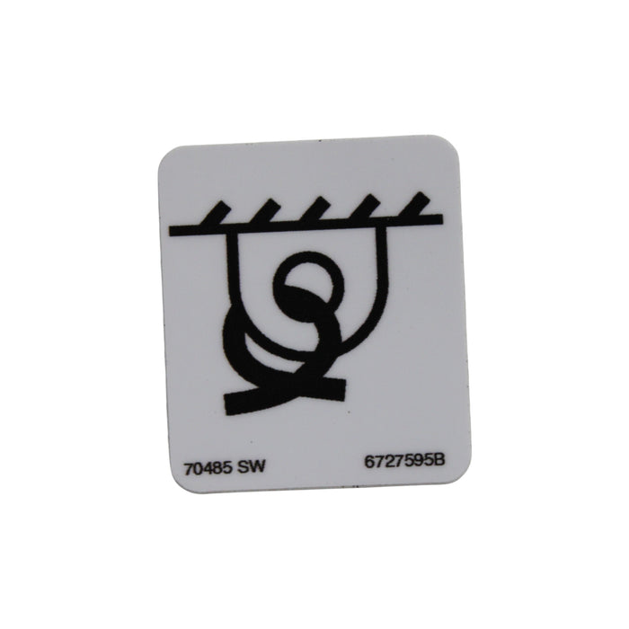 6727595 - DECAL,TIE DOWN