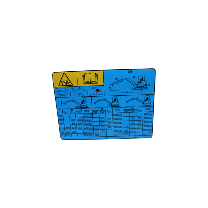 7359301 - DECAL LIFT CAPACITY