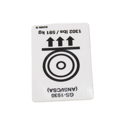 82486GN - DECAL, FLOOR LOAD 1930