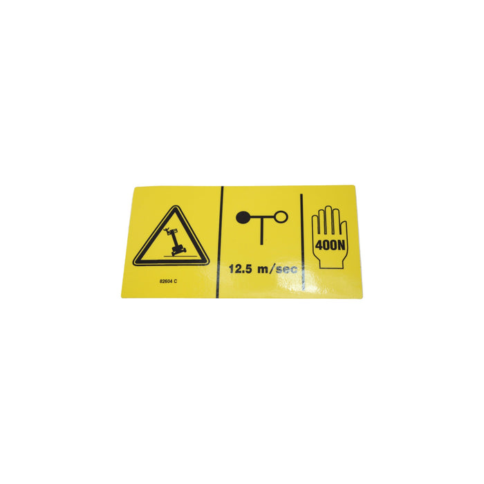 82604GN - DECAL, DANGER SIDE FRC 400N