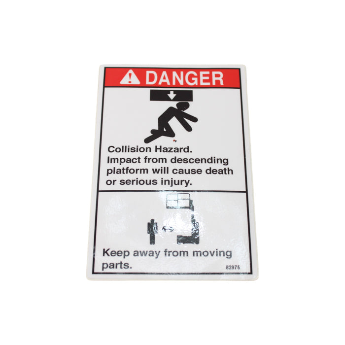 82975GN - DECAL, DANGER COLLISION HAZARD