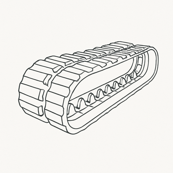 1632BB52 - 320X86X52 VRT BLOCK TREAD RUBBER TRACK